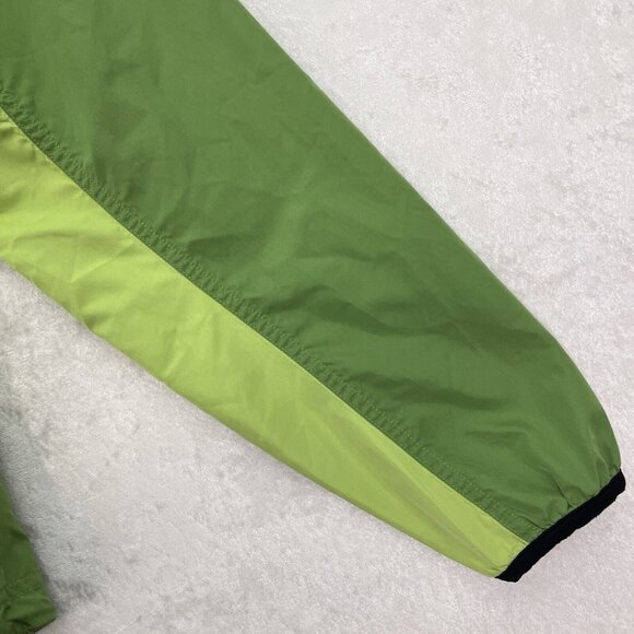 BROOKS Running Jacket Womens L Green Vented Windbreaker Full Zip Pockets - Picture 7 of 15